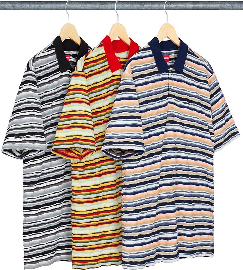 Textured Stripe Polo